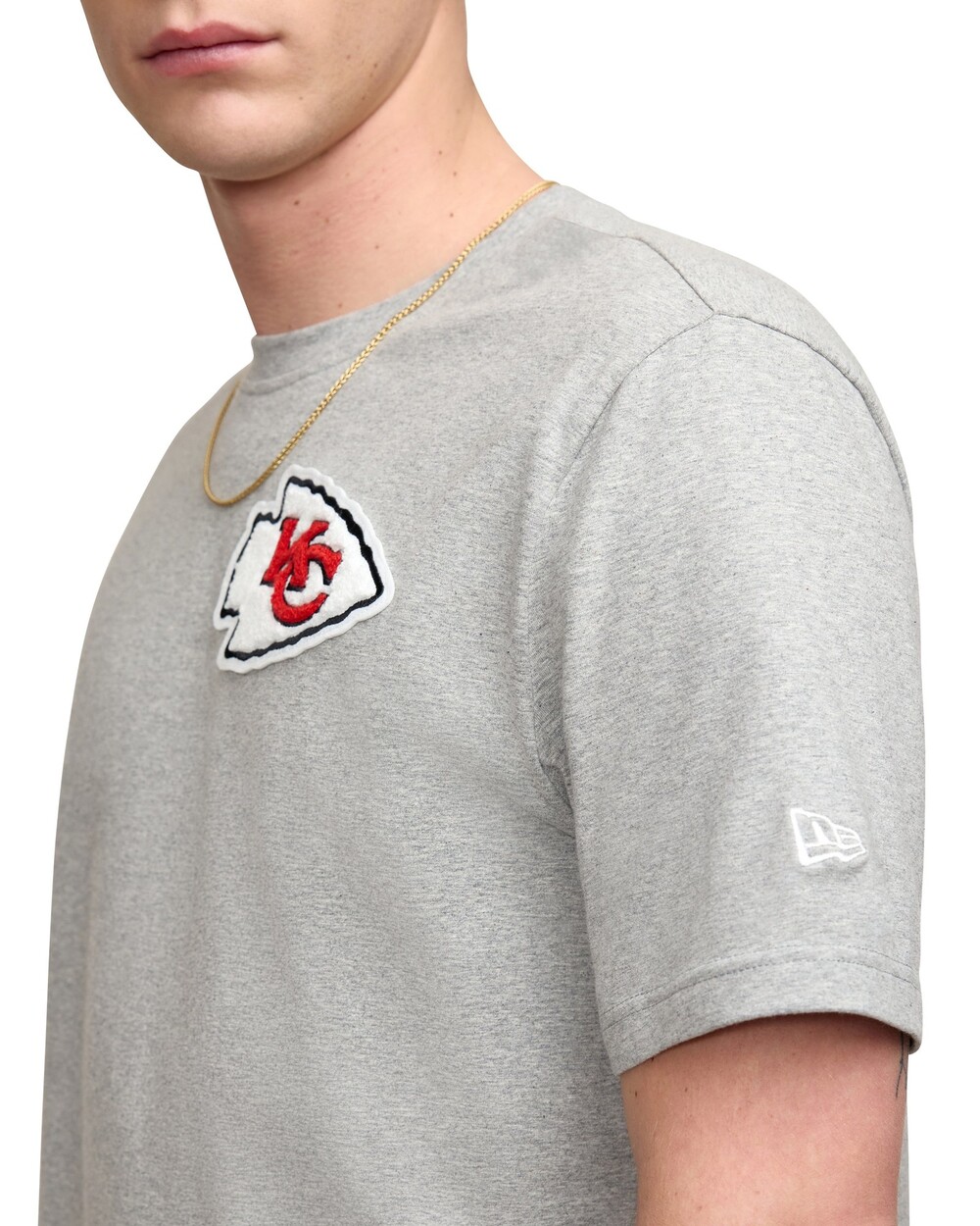 New Era Kansas City Chiefs Gray Logo Select T-Shirt - Size M